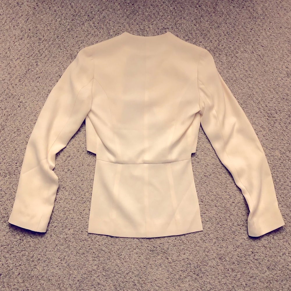 Ivory silk Morgane Le Fay tail coat size xs retail 1650!!! - Picture 3 of 7